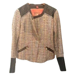 Iconic Tweed Spring Moto Jacket